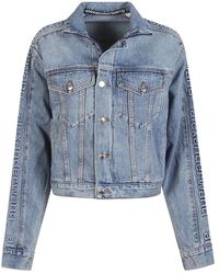 Alexander Wang - Denim Track Jacket - Lyst