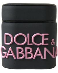 Dolce & Gabbana - Accessoires ,Zwart ,Leer Phone Accessories - Lyst
