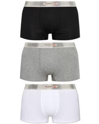 DIESEL - Ondergoed ,Zwart ,Katoen Damien 3-Pack Boxer Briefs - Lyst