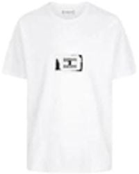 Givenchy - Baumwoll-T-Shirt Mit Logo-Patch - Lyst