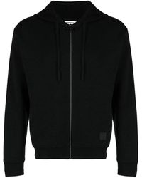 WOOYOUNGMI - Hoodies & Sweatvesten ,Zwart ,Wol Zwarte Zip Hoodie Sweater Casual Stijl - Lyst