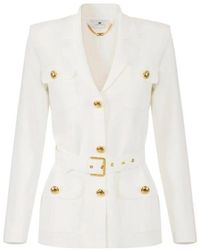 Elisabetta Franchi - Light Jackets - Lyst