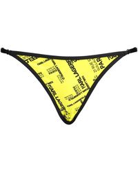 Karl Lagerfeld - Traje De Baño Parte Inferior Mujer Amarillo, Mujer, Talla - Lyst