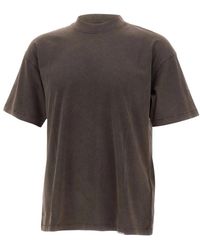 Represent - Tops ,Bruin ,Katoen Initial Oversized T-Shirt - Lyst