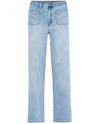 Kaffe - Straight Jeans - Lyst