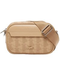 Lacoste - Monogram Kleine Schoudertas - Lyst