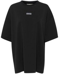 Gestuz - Sportieve Zwarte Tee Blouse - Lyst