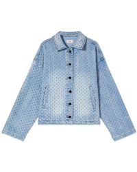 Oltre - Jassen ,Blauw ,Katoen Winter Jassen - Lyst