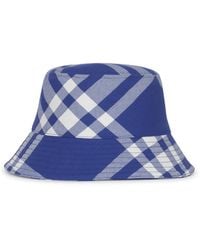 Burberry - Accessoires ,Blauw ,Katoen Fishermans Cap - Lyst