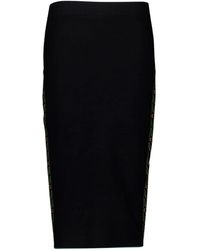 CASABLANCA - Elegante Merino Wol Gebreide Rok - Lyst