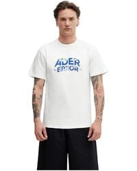 Adererror - Tops ,Wit ,Katoen Edca T-Shirt - Lyst