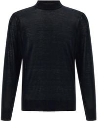 Brunello Cucinelli - Zijde-Katoen Trui Met Hoge Hals - Lyst