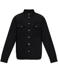 DSquared² - Jassen ,Zwart ,Leer Geïsoleerd Jas - Lyst