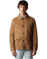 Brooks Brothers - Suede Overshirt Jacket - Lyst