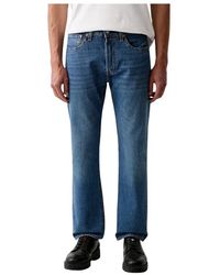 Levi's - Jeans ,Blauw ,Denim 501 Original Fit - Lyst