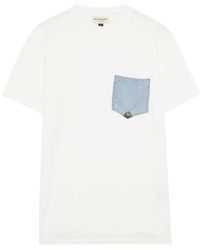 Roy Rogers - Tops ,Wit ,Denim Witte Denim Zak T-Shirt Heavy Jersey - Lyst