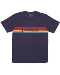 COTOPAXI - Tops ,Veelkleurig ,Katoen Horizon Tee Maritime Korte Mouw T-Shirt - Lyst