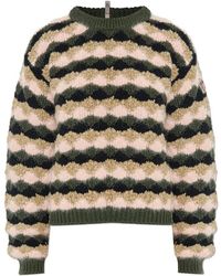 Moncler - Round-Neck Strickwaren - Lyst
