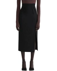 Mugler - Midi Skirts - Lyst