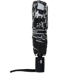Karl Lagerfeld Umbrella - Zwart