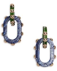 La DoubleJ - Nefertiti doppelohrringe - luxuriöser statement-schmuck,earrings - Lyst