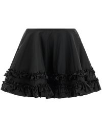 Ganni - Duchesse Nylon Mini Frill - Lyst