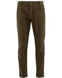 Bomboogie - Slim Fit Chino Broek Van Corduroy - Lyst