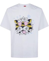 KENZO - Wild Tiger Oversize T-Shirt - Lyst