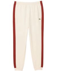 Lacoste - Weiße trainingshose modell xh9557 - Lyst