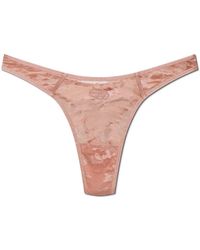 DIESEL - Ondergoed ,Roze ,Micro-Punchy-Utlt String - Lyst