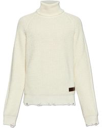 DSquared² - Truien & Vesten ,Wol Wollen Coltrui - Lyst