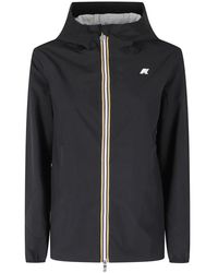 K-Way - Jassen ,Zwart ,Katoen Marguerite Stretch Poly Jersey - Lyst