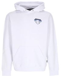 Iuter - Metal logo hoodie weiß streetwear - Lyst