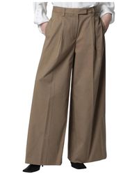 Thelatest - Broeken ,Bruin ,Deva Pants - Lyst