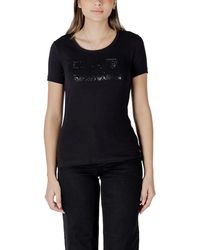 EA7 - T-Shirt Met Korte Mouwen - Lyst