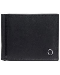 Orciani - Zwarte Leren Bi-Fold Portemonnee - Lyst