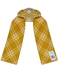 Burberry - Check Scarf - Lyst
