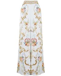 CAMILLA - Broeken ,Veelkleurig ,Minimal Wide Leg Pant Seville Sweetheart - Lyst