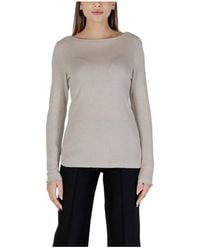 Street One - Glitzer Strick Bootshals Top - Lyst