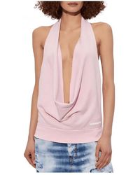 DSquared² - Sleeveless Tops - Lyst