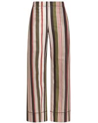 Maliparmi - Pantalone mari stripes muslin - Lyst