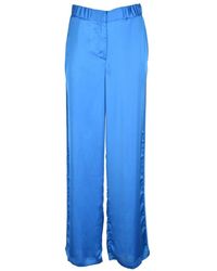 SIMONA CORSELLINI - Wide Trousers - Lyst