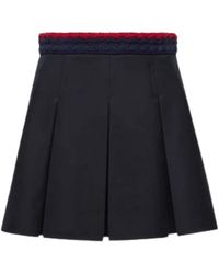 Moncler - Geplooide Minirok - Lyst