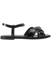 Kurt Geiger - Orson Cross Flat Sandal - Lyst