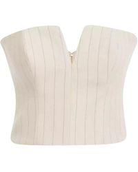 Zimmermann - Tops ,Wit ,Leer Luminosity Gestreept Korset - Lyst