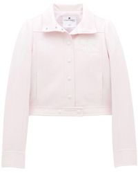 Courreges - Jassen ,Roze ,Katoen Reedition Vinyl Jas - Lyst