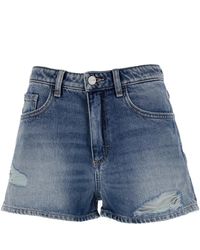 ICON DENIM - Shorts > denim shorts - Lyst