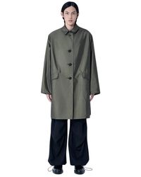 Maison Margiela - Jassen ,Groen ,Oversized Omkeerbare Jas - Lyst