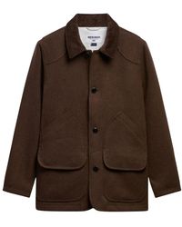 Sebago - Jassen ,Bruin ,Katoen Tenny Wool Jacket - Lyst