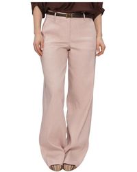 Fiveunits - Broeken ,Roze ,Polyester Denafv 769 Wide Broeken - Lyst